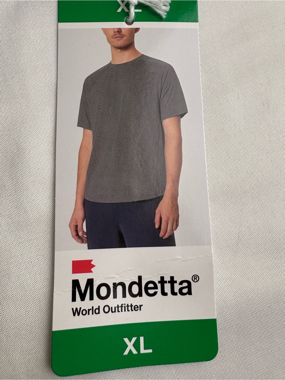 Mondetta Men's Gray Short-Sleeve Crewneck Tee